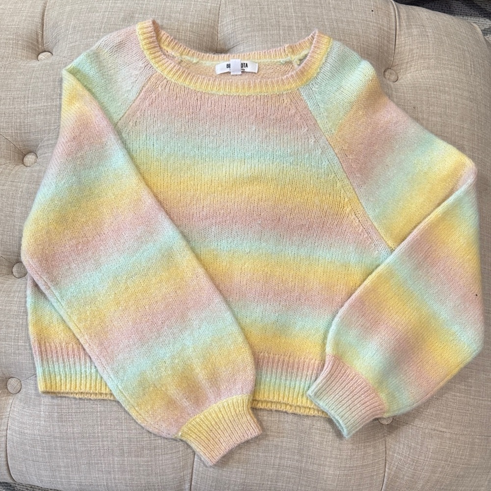 BB Dakota Multicolor Pastel Women's Sweater